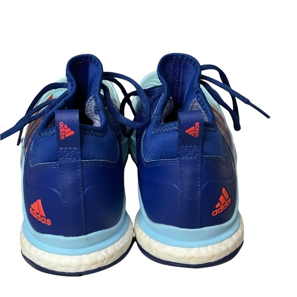 Adidas Damen Crazyflight X Mid Blue Sneakers Size 8.5 - Picture 7 of 10